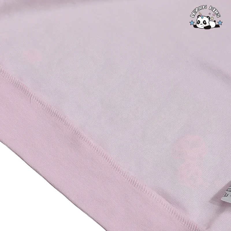 LEZONKIDS - Conjunto esportivo de verão personalizado OEM para meninas, respirável, casual, com shorts de manga curta e 2 peças